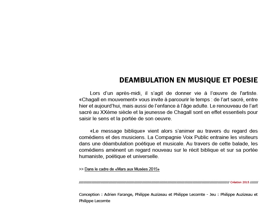 Lectures - Cie Voix Public - Compagnie de Théâtre Professionnelle - Carros/Alpes-Maritimes/France
