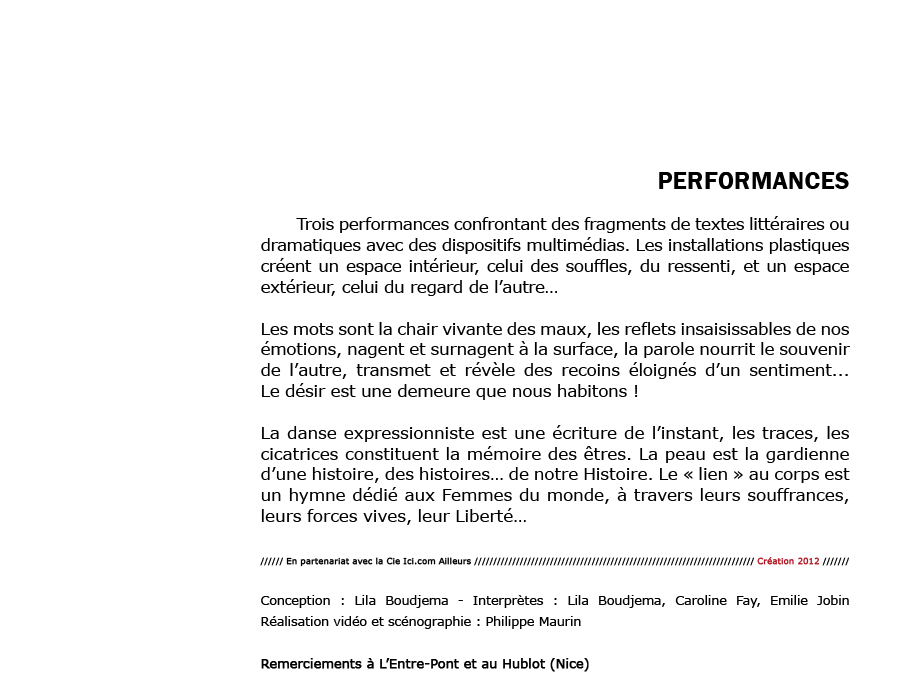 L'ô à la bouche - Cie Voix Public - Compagnie de Théâtre Professionnelle - Carros/Alpes-Maritimes/France