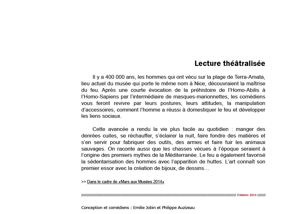 Aséta - Cie Voix Public - Compagnie de Théâtre Professionnelle - Carros/Alpes-Maritimes/France