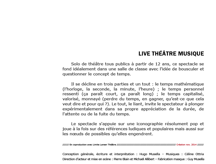 Aséta - Cie Voix Public - Compagnie de Théâtre Professionnelle - Carros/Alpes-Maritimes/France