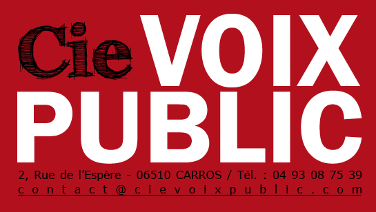 Logo Cie Voix Public - Compagnie de Théâtre - Carros/Nice/PACA/France