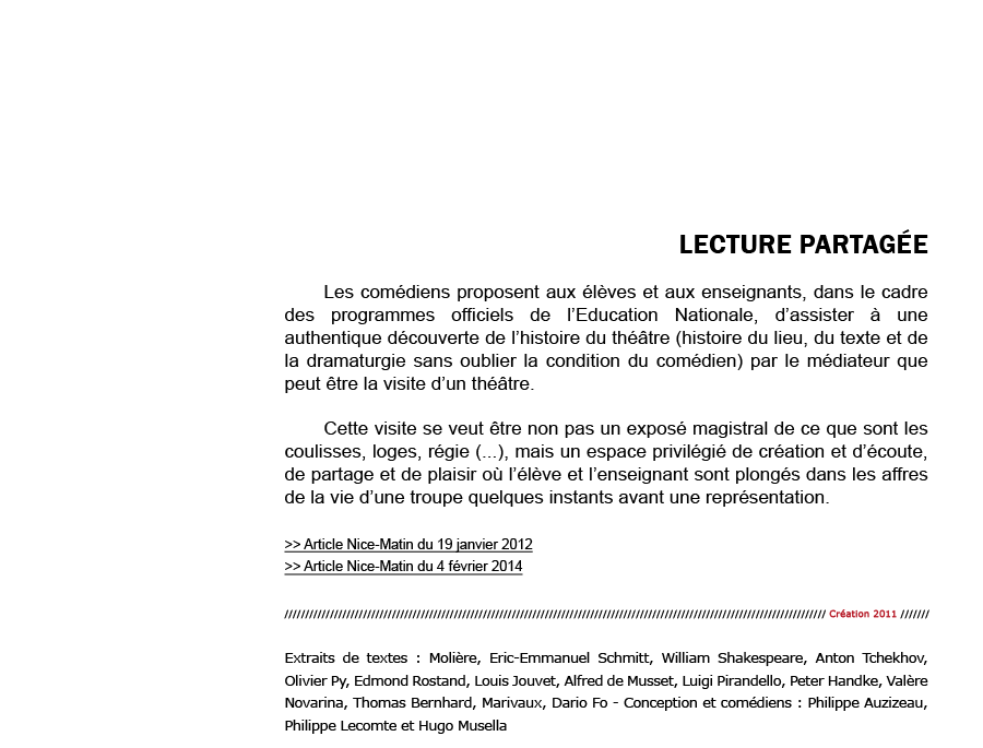 Aséta - Cie Voix Public - Compagnie de Théâtre Professionnelle - Carros/Alpes-Maritimes/France